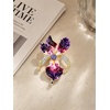 image:imageCicy Bell Womens Butterfly Flower Brooch Pin Enamel Rhinestone Lapel PinsGoldD