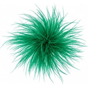 image:imageCicy Bell Ostrich Feather Brooch Pin For Women Large Floral Lapel PinsGreen