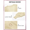 image:imageCicy Bell Womens Cropped Crochet Cardigan Casual Mesh Knit Sweater Cover UpApricot
