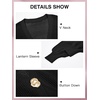 image:imageCicy Bell Womens Cropped Crochet Cardigan Casual Mesh Knit Sweater Cover UpBlack