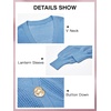 image:imageCicy Bell Womens Cropped Crochet Cardigan Casual Mesh Knit Sweater Cover UpBlue