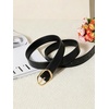 image:imageCicy Bell Womens Leather Belts for Jeans Pants Business with Gold BuckleBlack