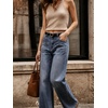 image:imageCicy Bell Womens Leather Belts for Jeans Pants Business with Gold BuckleBlack