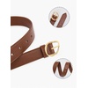 image:imageCicy Bell Womens Leather Belts for Jeans Pants Business with Gold BuckleBrown