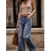 image:imageCicy Bell Womens Leather Belts for Jeans Pants Business with Gold BuckleBrown