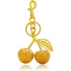 image:imageCicy Bell Womens Cherry Bubble Initial Bag Charms Sparkling Cute Key ChainsGold