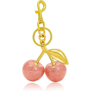 image:imageCicy Bell Womens Cherry Bubble Initial Bag Charms Sparkling Cute Key ChainsPink