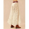 image:imageCicy Bell Womens Lace Maxi Skirt Summer Festival Outfit Sexy Beach Cover upBeige