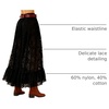 image:imageCicy Bell Womens Lace Maxi Skirt Summer Festival Outfit Sexy Beach Cover upBlack
