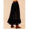 image:imageCicy Bell Womens Lace Maxi Skirt Summer Festival Outfit Sexy Beach Cover upBlack