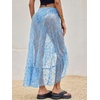 image:imageCicy Bell Womens Lace Maxi Skirt Summer Festival Outfit Sexy Beach Cover upBlue