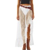 image:imageCicy Bell Womens Lace Maxi Skirt Summer Festival Outfit Sexy Beach Cover upWhite