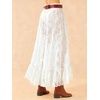 image:imageCicy Bell Womens Lace Maxi Skirt Summer Festival Outfit Sexy Beach Cover upWhite