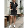 image:imageCicy Bell Womens Ruffle Cap Sleeve Sweatshirt Dress Summer Mini DressesBlack
