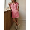 image:imageCicy Bell Womens Ruffle Cap Sleeve Sweatshirt Dress Summer Mini DressesDusty Pink