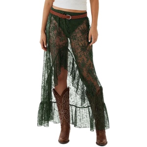 image:imageCicy Bell Womens Lace Maxi Skirt Summer Festival Outfit Sexy Beach Cover upArmy